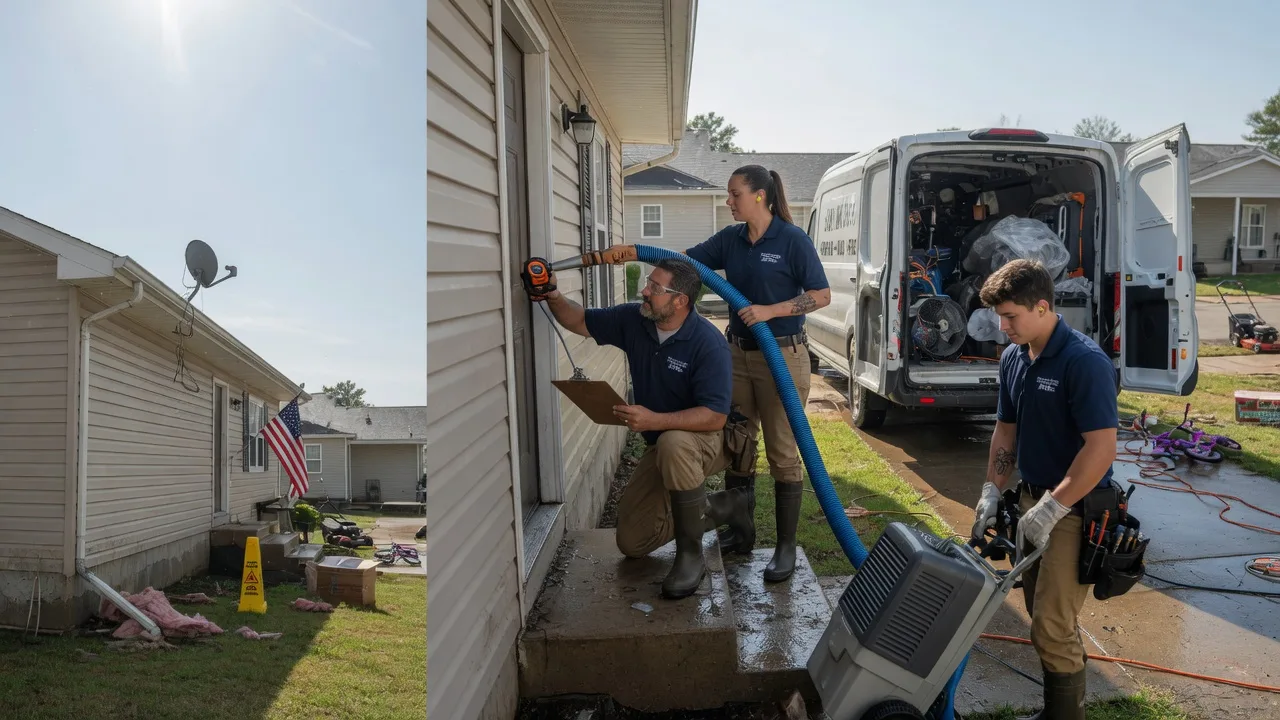 Ceiling Water Damage Restoration in Marble Falls, TX near me